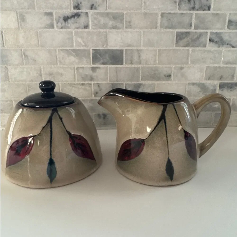 Ireland's Irish Tara pottery Tea Set- tea pot, jug, sugar bowl and two cups